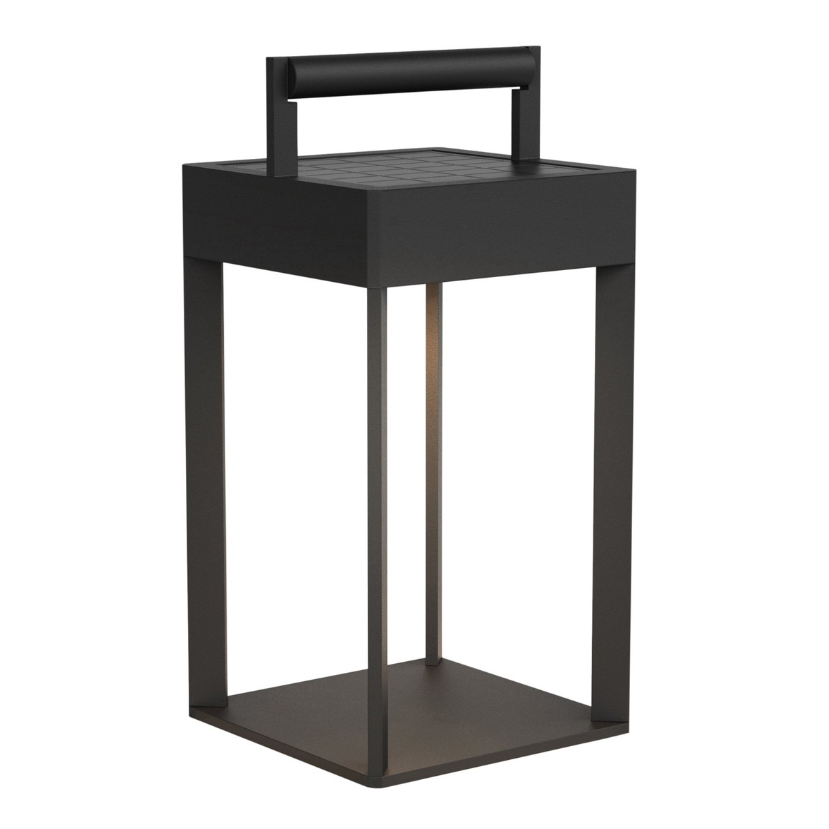Kuro 250 Textured Black Outdoor Lantern Light