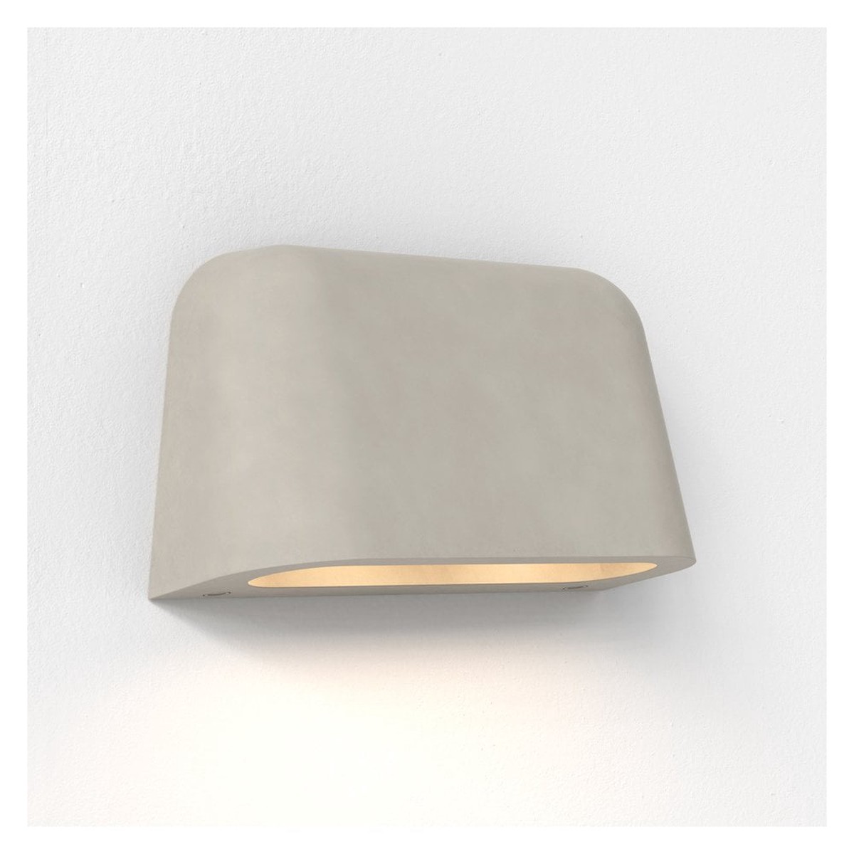 Mast Twin Matt Concrete Wall Light