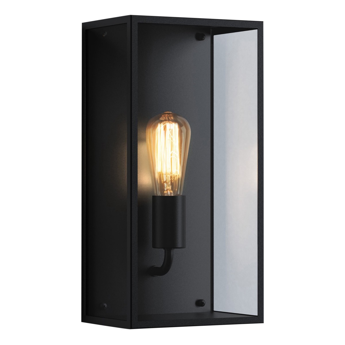 Messina 130 Textured Black Wall Light
