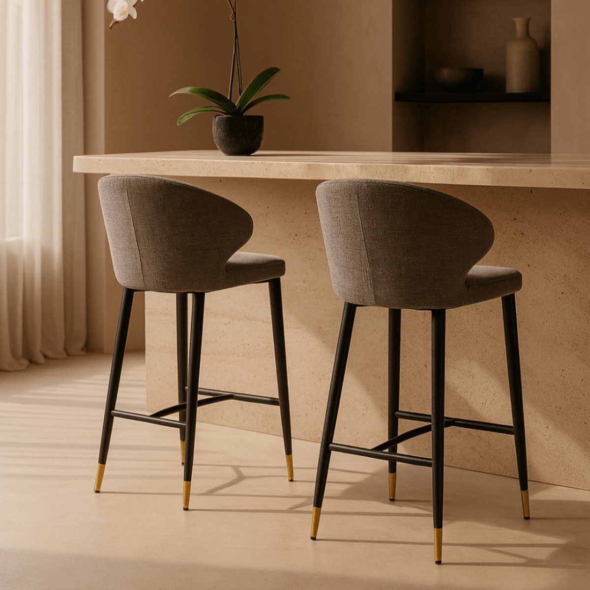 Bellroy Charcoal Bar Stool
