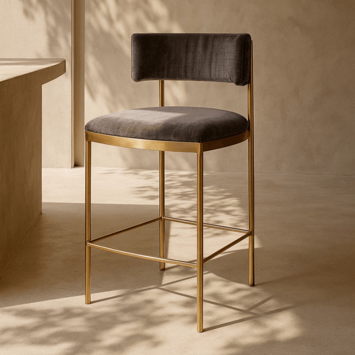 Envie II Dark Charcoal Counter Bar Stool