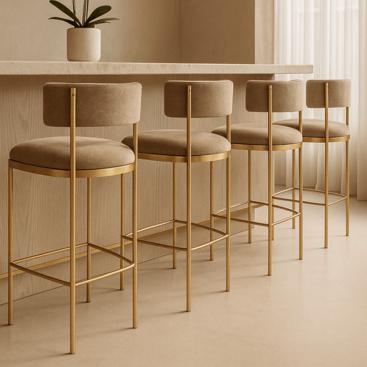 Envie II Olive Counter Bar Stool